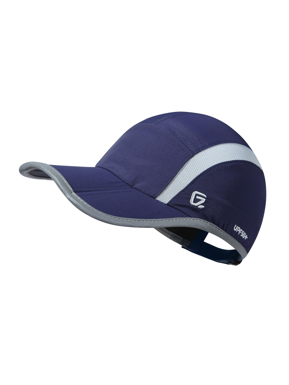 Reflective Folding Outdoor Hat Unstructured Design UPF | Navy | Size 6 7/8-7 1/2